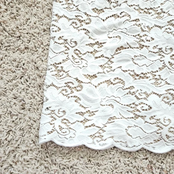 Bailey 44 White Lace Desert Moon Dress - size 4 - Picture 4 of 12